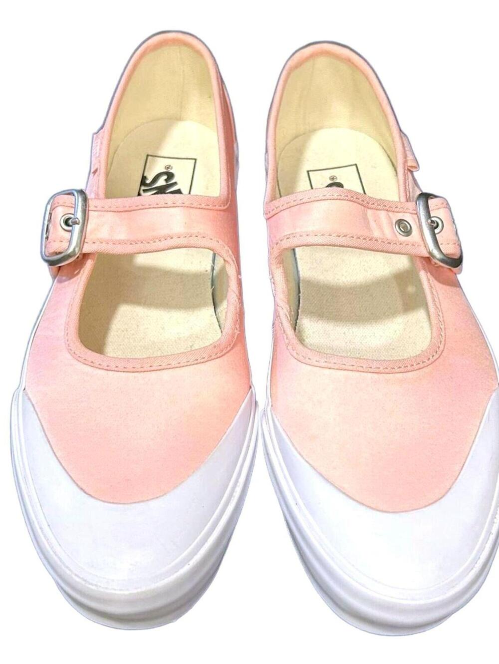 Vans Mary Jane Buckle Ballet Flat "Chintz Rose Pink" Women's 7.5 | NEW
